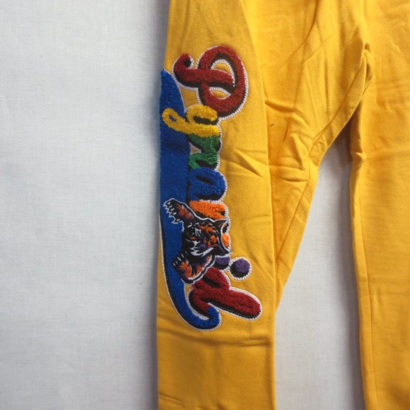 BLACK PYRAMID KIDS YELLOW SWEATPANT - KIDS SIZE 8/9 - Picture 3 of 5